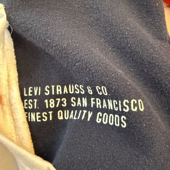 Levis Youth XL Colorblock Pullover Hoodie With Kangaroo Pocket & Logo Print - Picture 6 of 12